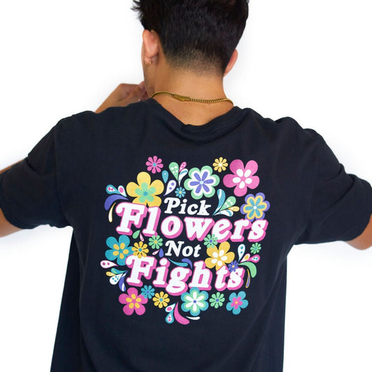 Flowers > Fights Graphic Tee