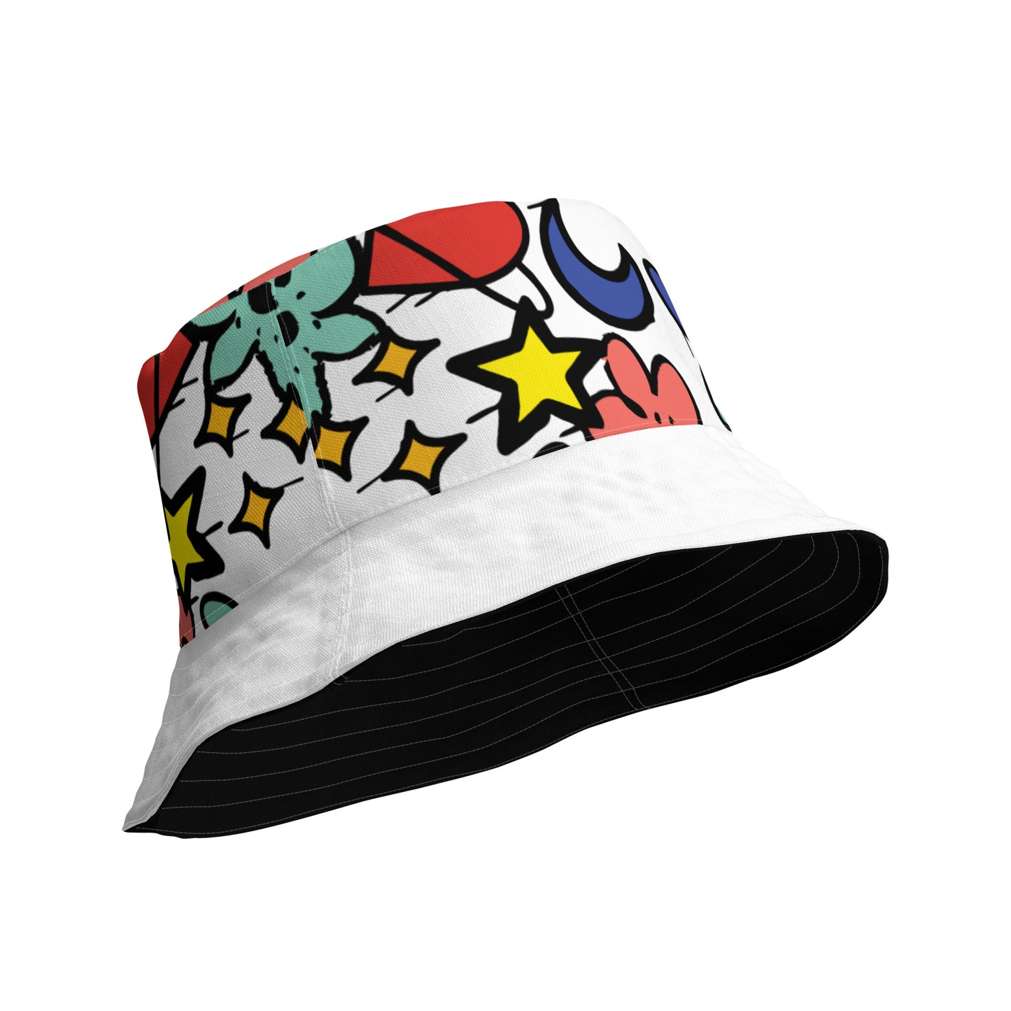 Street Art Reversible Bucket Hat